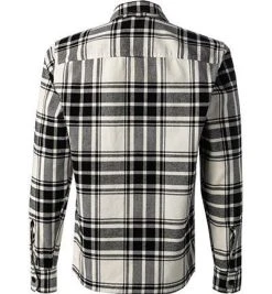 JOOP! Overshirt Haper-W 30030428/105 Baumwolle, Schwarz-weiß kariert, Weiß-schwarz -hemdenverkauf 382748 norm2