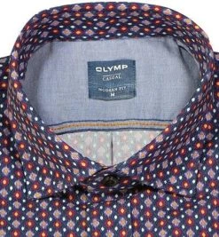 OLYMP Casual Modern Fit 4008/14/35 Hemd, Baumwolle, Blau-rot gemustert, Rot 6 OLYMP Casual Modern Fit 4008/14/35 Hemd, Baumwolle, Blau-rot gemustert, Rot -hemdenverkauf 382864 norm2