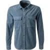 Marc O'Polo Overshirt 220 7222 42212/866 Cord, Graublau