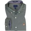 Gant Hemd 3040730/374 Regular Fit, Baumwolle, Dunkelgrün meliert, Dunkelgrün