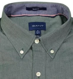Gant Hemd 3040730/374 Regular Fit, Baumwolle, Dunkelgrün meliert, Dunkelgrün -hemdenverkauf 382939 norm2