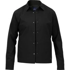 HACKETT Overshirt HM308969/999 Mikrofaser wasserdicht, Schwarz