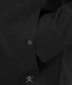 HACKETT Overshirt HM308969/999 Mikrofaser wasserdicht, Schwarz -hemdenverkauf 382968 norm3