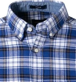 Gant Hemd 3019270/436 Regular Fit, Baumwolle, Blau-weiß kariert, Blau-weiß -hemdenverkauf 383062 norm2