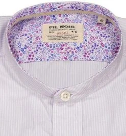 FIL NOIR Hemd Santino 51614/54 Shaped Fit, Baumwolle CO2-Neutral, Helllila gestreift, Helllila -hemdenverkauf 383174 norm2