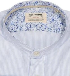 FIL NOIR Hemd Santino 51614/62 Shaped Fit, Baumwolle CO2-Neutral, Hellblau gestreift, Hellblau -hemdenverkauf 383175 norm2