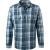 Marc O'Polo Overshirt 220 7326 42058/E85 Bio Baumwolle, Blau kariert, Graublau