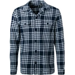 CINQUE Overshirt Cistorm 9036-8348/68 Baumwolle, Navy-wollweiß kariert, Navy-weiß