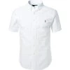 Polo Ralph Lauren Hemd 710787736/003 Kurzarmhemd, Slim Fit, Baumwolle, Weiß