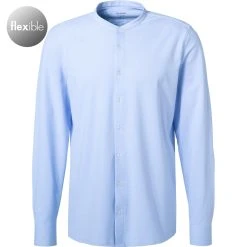 OLYMP Level Five Body Fit 2030/14/11 Hemd, Jersey geruchshemmend, Blau, Bleu