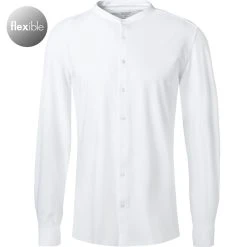 OLYMP No. Six 24/Seven Super Slim 2572/14/00 Hemd, Super Slim Fit, Jersey geruchshemmend, Weiß