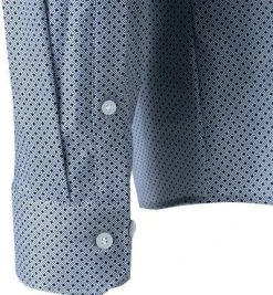 OLYMP No. Six 24/Seven Super Slim 2532/14/18 Hemd, Super Slim Fit, Mikrofaser Stretch, Marine gemustert, Marine -hemdenverkauf 383505 norm3