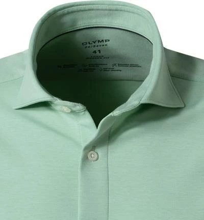 OLYMP Luxor Modern Fit 1210/84/44 Hemd, Jersey geruchshemmend, Limone meliert, Limone 3 OLYMP Luxor Modern Fit 1210/84/44 Hemd, Jersey geruchshemmend, Limone meliert, Limone – Bild 3