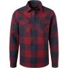 Barbour Overshirt Hordon navy MOS0184NY91 Baumwolle atmungsaktiv, Navy-rot kariert