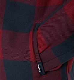 Barbour Overshirt Hordon navy MOS0184NY91 Baumwolle atmungsaktiv, Navy-rot kariert -hemdenverkauf 383612 norm4