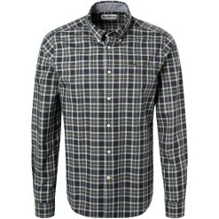 Barbour Hemd Oban Tlrd pine MSH5066TN82 Tailored Fit, Baumwolle, Tannengrün kariert