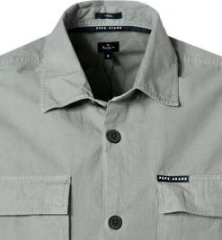 Pepe Jeans Hemd Phil PM307318/711 Casual Fit, Baumwolle, Graublau -hemdenverkauf 383662 norm2