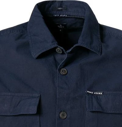 Pepe Jeans Hemd Phil PM307318/594 Casual Fit, Baumwolle, Nachtblau, Nachblau 3 Pepe Jeans Hemd Phil PM307318/594 Casual Fit, Baumwolle, Nachtblau, Nachblau – Bild 3