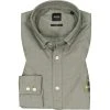 BOSS Hemd Mabsoot 50462815/360 Slim Fit, Baumwolle, Olivegrün meliert, Olive