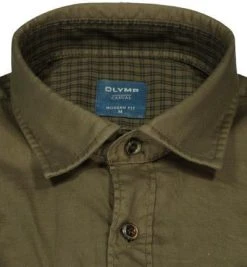 OLYMP Casual Modern Fit 4010/14/45 Hemd, Baumwolle, Grün -hemdenverkauf 383751 norm2