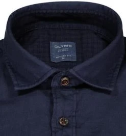 OLYMP Casual Modern Fit 4010/14/18 Hemd, Baumwolle, Marine -hemdenverkauf 383752 norm2