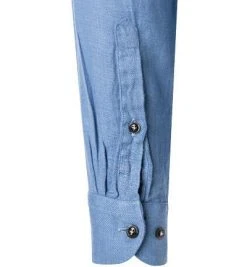 OLYMP Casual Level Five Body Fit 3210/14/15 Hemd, Reines Leinen, Blau -hemdenverkauf 383763 norm3