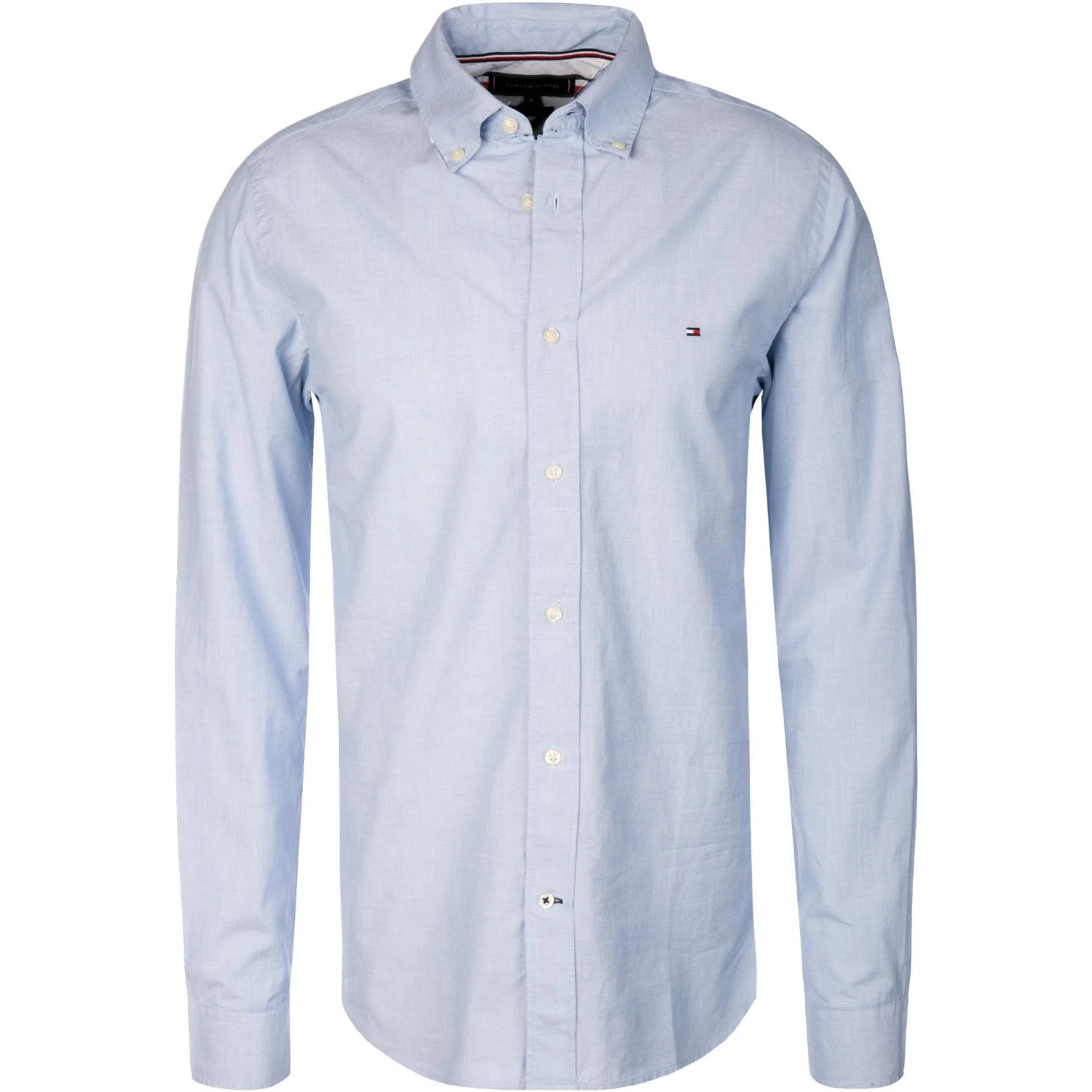 Tommy Hilfiger Hemd MW0MW21584/C39 Regular Fit, Bio Baumwolle, Helblau, Hellblau 1 Tommy Hilfiger Hemd MW0MW21584/C39 Regular Fit, Bio Baumwolle, Helblau, Hellblau