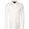 Tommy Hilfiger Hemd MW0MW21584/YCF Regular Fit, Bio Baumwolle, Weiß