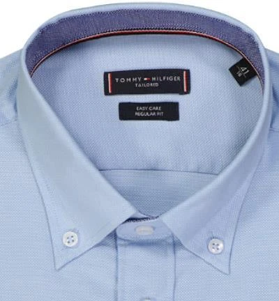 Tommy Hilfiger Hemd MW0MW21729/0GZ Regular Fit, Bio Baumwolle, Hellblau 3 Tommy Hilfiger Hemd MW0MW21729/0GZ Regular Fit, Bio Baumwolle, Hellblau – Bild 3