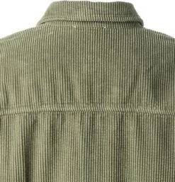 American Vintage Overshirt MPADO06A/bambou Cord, Bambusgrün -hemdenverkauf 384024 norm4