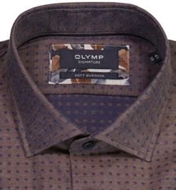 OLYMP Signature Tailored Fit 8557/84/28 Hemd, Baumwolle-Kaschmir, Braun gemustert, Braun 6 OLYMP Signature Tailored Fit 8557/84/28 Hemd, Baumwolle-Kaschmir, Braun gemustert, Braun -hemdenverkauf 384072 norm2