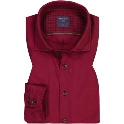 OLYMP Casual Modern Fit 4010/14/35 Hemd, Baumwolle, Rot