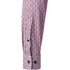 OLYMP Luxor Modern Fit 1204/14/35 Hemd, Jersey geruchshemmend, Rot gemustert, Rot -hemdenverkauf 384082 norm3