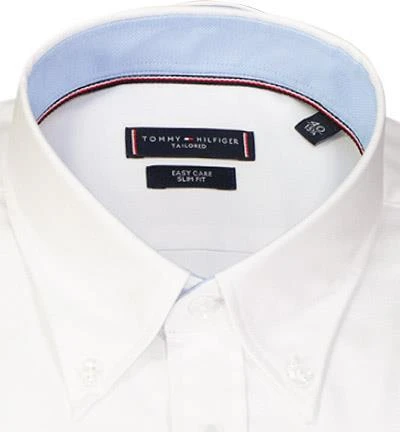 Tommy Hilfiger Hemd MW0MW22512/YCE Slim Fit, Bio Baumwolle, Weiß 3 Tommy Hilfiger Hemd MW0MW22512/YCE Slim Fit, Bio Baumwolle, Weiß – Bild 3