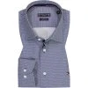 Tommy Hilfiger Hemd MW0MW21757/0GY Regular Fit, Popeline, Navy-weiß gemustert, Navy-weiß