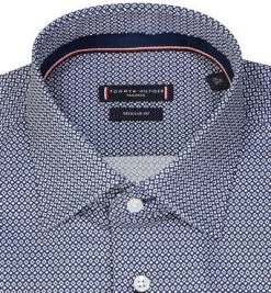Tommy Hilfiger Hemd MW0MW21757/0GY Regular Fit, Popeline, Navy-weiß gemustert, Navy-weiß 6 Tommy Hilfiger Hemd MW0MW21757/0GY Regular Fit, Popeline, Navy-weiß gemustert, Navy-weiß -hemdenverkauf 384146 norm2