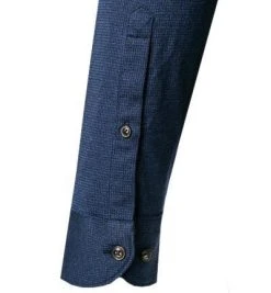 OLYMP Casual Level Five Body Fit 3220/14/18 Hemd, Jersey, Marineblau meliert, Marine -hemdenverkauf 384175 norm3