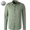 OLYMP Casual Level Five Body Fit 3220/14/45 Hemd, Jersey, Grün meliert , Grün