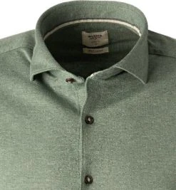 OLYMP Casual Level Five Body Fit 3220/14/45 Hemd, Jersey, Grün meliert , Grün -hemdenverkauf 384177 norm2