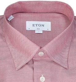 ETON Hemd 1000/02635/55 Slim Fit, Baumwolle, Bordeaux-weiß, Bordeuax -hemdenverkauf 384259 norm2