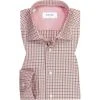 ETON Hemd 1000/03167/55 Slim Fit, Baumwolle, Rot-olivgrün kariert, Rot-olive