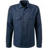 ETON Overshirt 1000/02675/28 Baumwolle, Nachtblau
