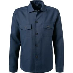 ETON Overshirt 1000/02675/28 Baumwolle, Nachtblau