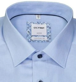 OLYMP Luxor Comfort Fit 1142/14/11 Hemd, Baumwolle, Bleu meliert, Bleu -hemdenverkauf 384302 norm2