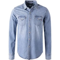 Replay Hemd M4860B.000.26C A/009 Jeanshemd, Baumwolle, Blau