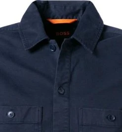 BOSS Overshirt Locky 50467447/404 Baumwolle, Nachtblau -hemdenverkauf 384417 norm2