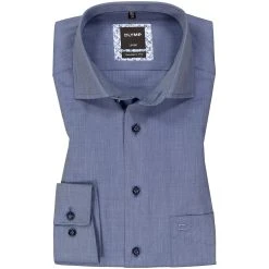 OLYMP Luxor Modern Fit 1342/14/18 Hemd, Baumwolle, Marineblau, Marine