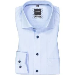 OLYMP Luxor Modern Fit 1342/14/11 Hemd, Baumwolle, Bleu
