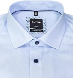 OLYMP Luxor Modern Fit 1342/14/11 Hemd, Baumwolle, Bleu -hemdenverkauf 384425 norm2