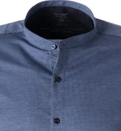OLYMP No. Six 24/Seven Super Slim 2522/14/18 Hemd, Jersey geruchshemmend, Marine gestreift, Marine -hemdenverkauf 384428 norm2